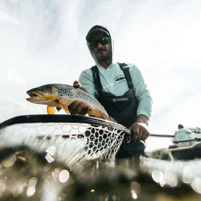 Fly fishing guide on the Bighorn River